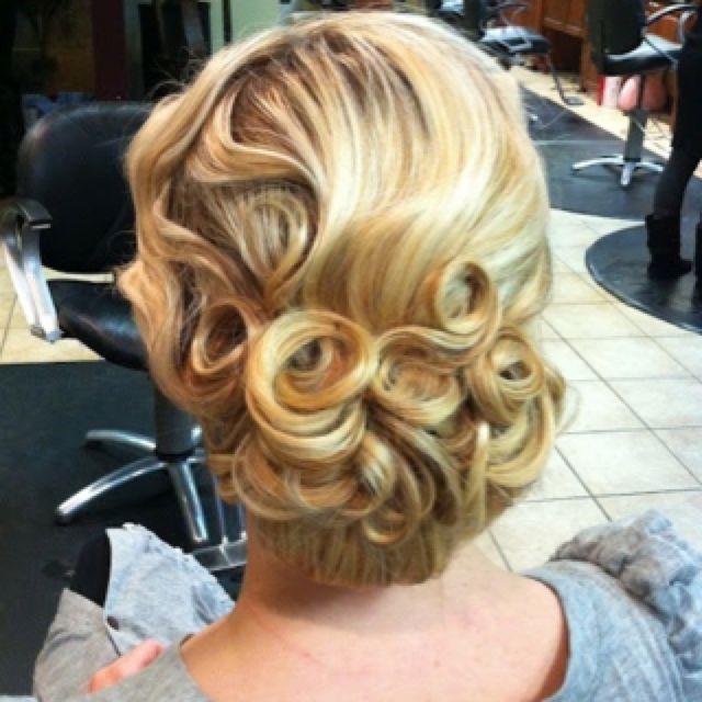 Finger Waves Updo Hairstyles
 White Hair Finger Waves Updos