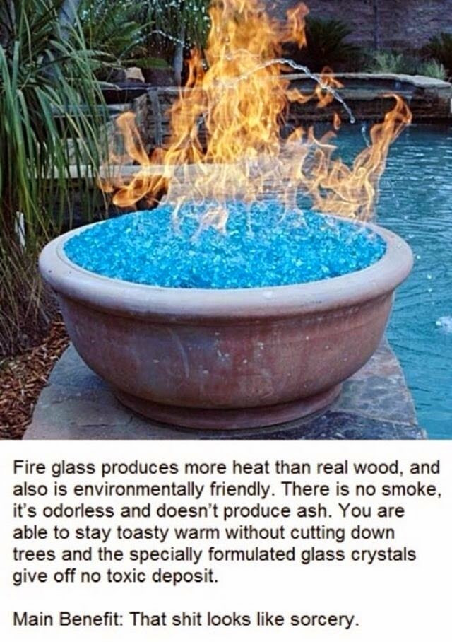 Firepit Glass Rocks
 Don t Pin That Fire Glass Amazing Flammable Glass to