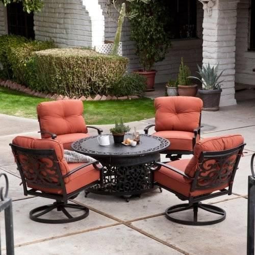 Firepit Patio Set
 Patio Furniture Sets With Propane Fire Pit Home Citizen