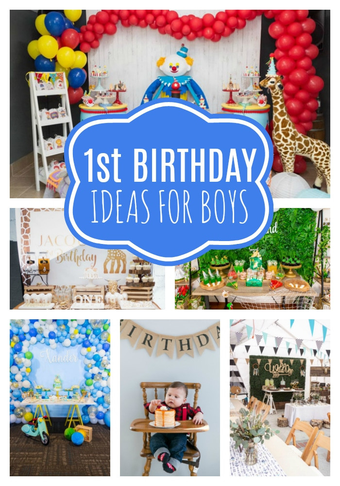 First Birthday Boy Decorations
 18 First Birthday Party Ideas For Boys Pretty My Party