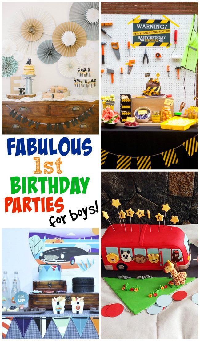 30 Best Ideas First Birthday Party Ideas for Boys – Home, Family, Style ...