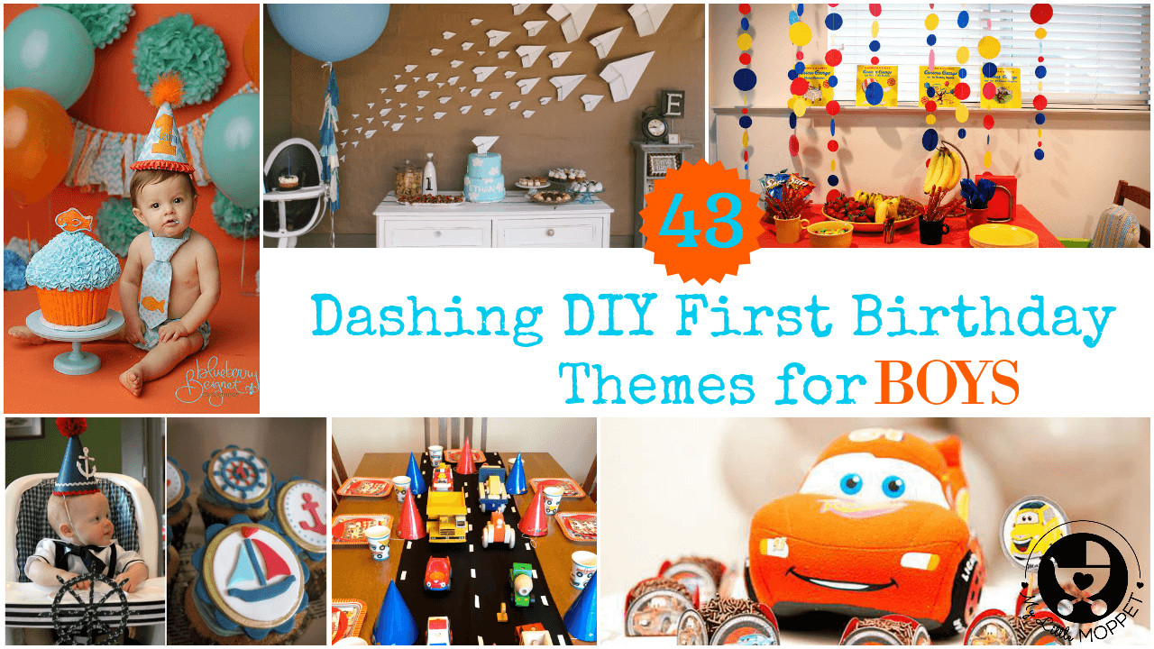 First Birthday Party Ideas For Boys
 43 Dashing DIY Boy First Birthday Themes