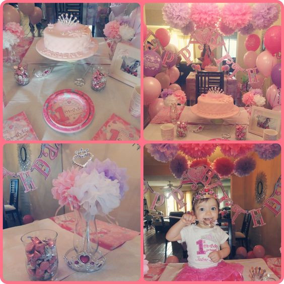 First Birthday Party Themes For Baby Girl
 My baby girl s first birthday princess party First