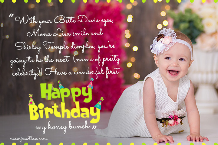 First Birthday Quotes For Baby Girl
 106 Wonderful 1st Birthday Wishes And Messages For Babies