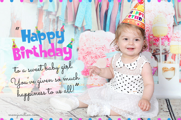 First Birthday Quotes For Baby Girl
 106 Wonderful 1st Birthday Wishes And Messages For Babies