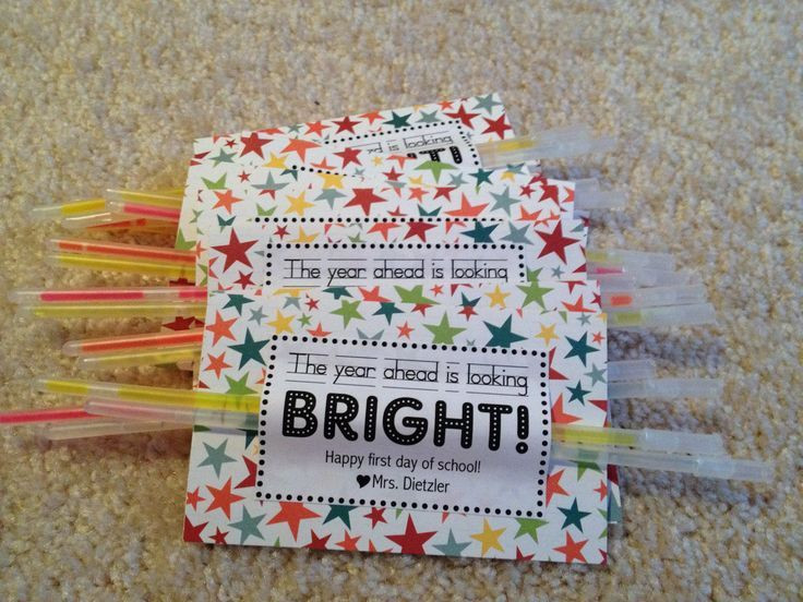 First Day Of School Gifts For Kids
 Back to school t for kiddos Could be a highlighter for