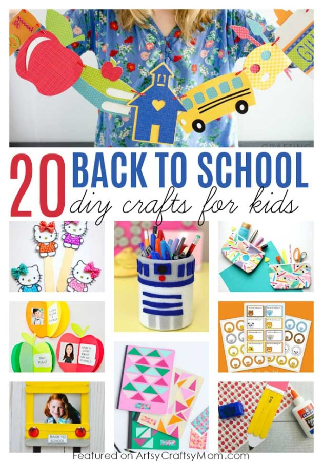 First Day Of School Gifts For Kids
 20 Awesome Back to School Crafts for Kids to Make and Gift