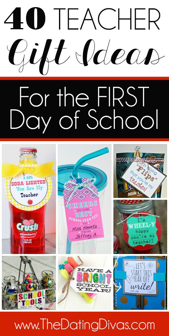 First Day Of School Gifts For Kids
 Teacher Gift Ideas For Any Time of Year
