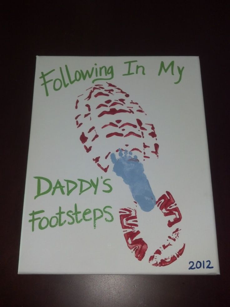 First Father'S Day Gift Ideas From Baby
 Hand and Footprint Art Ideas