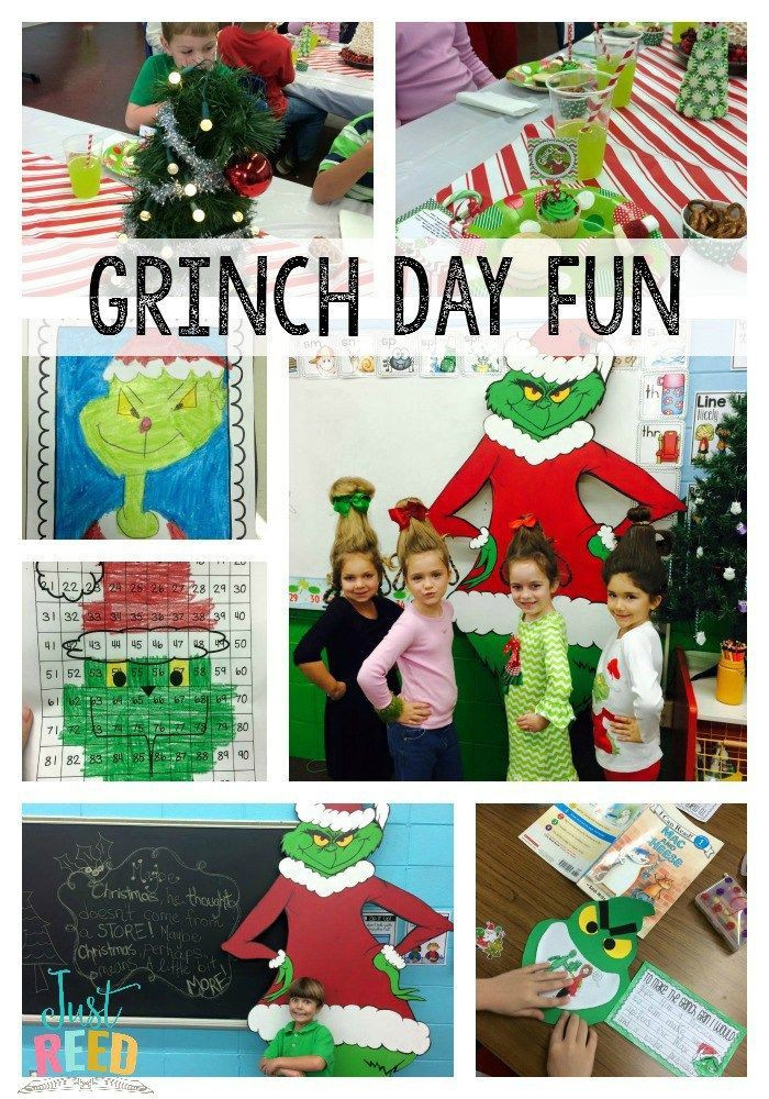First Grade Christmas Party Ideas
 Grinch Day in First Grade Winter Activities