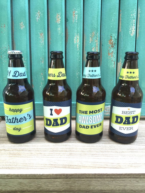 First Time Fathers Day Gift Ideas
 Fathers Day Beer Labels Gift for Dad Fathers Day Gift for