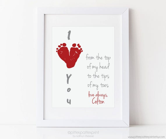 First Valentine Day Gift Ideas
 Valentines Day Gift for New Dad from Baby s First