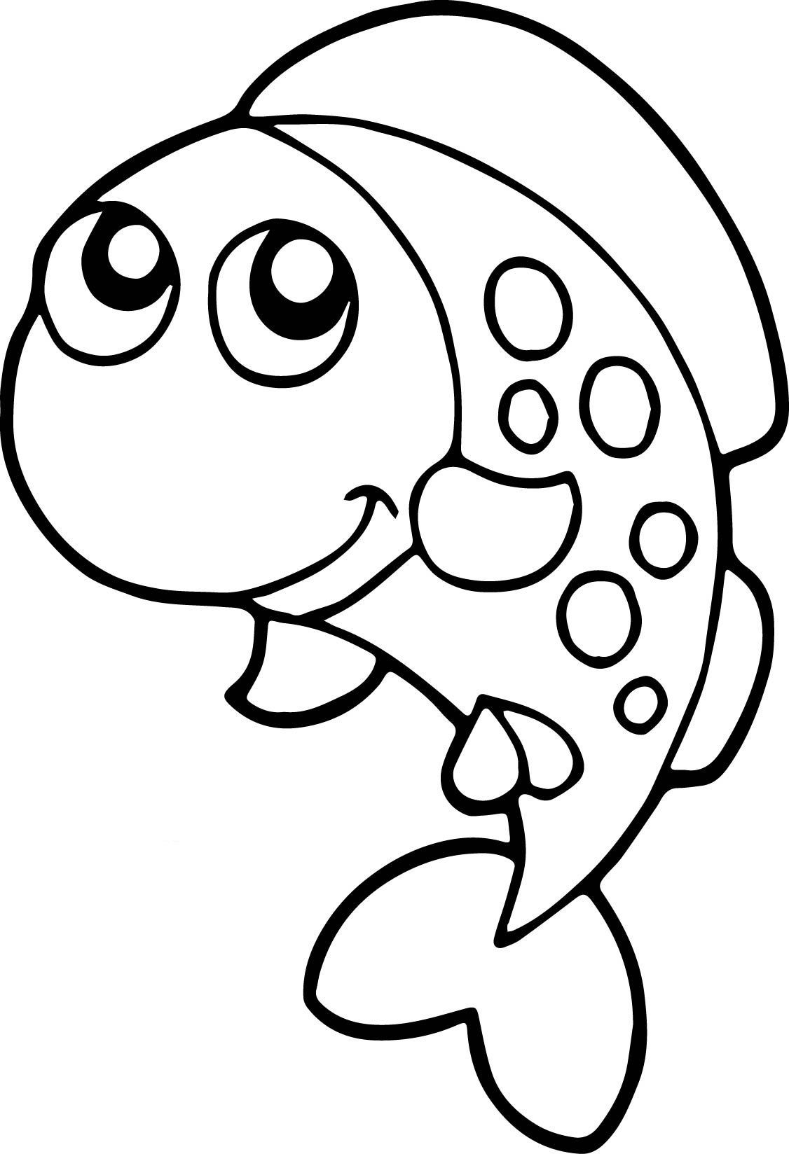 Fish Coloring Pages For Kids
 Fish Coloring Pages For Kids Preschool and Kindergarten