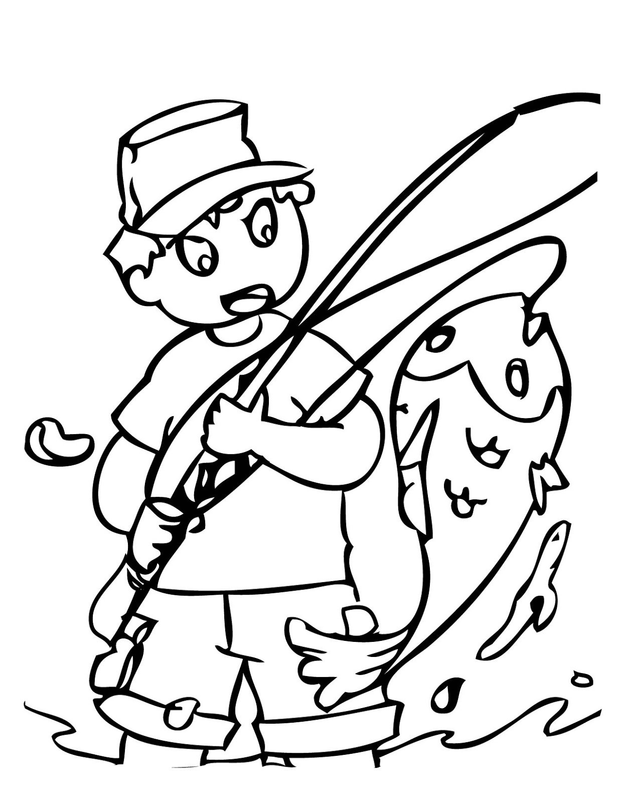 Fish Coloring Pages For Kids
 Moodus Sportsmen s Club