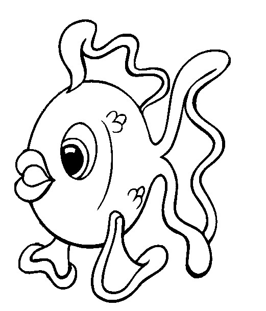 Fish Coloring Pages For Kids
 Free Fish Coloring Pages for Kids