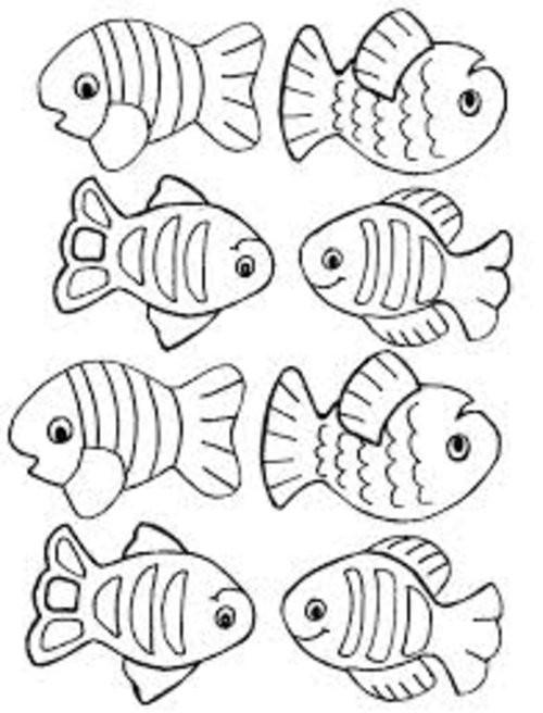 Fish Coloring Pages For Kids
 Small Fish Coloring Pages For Kids Disney Coloring Pages