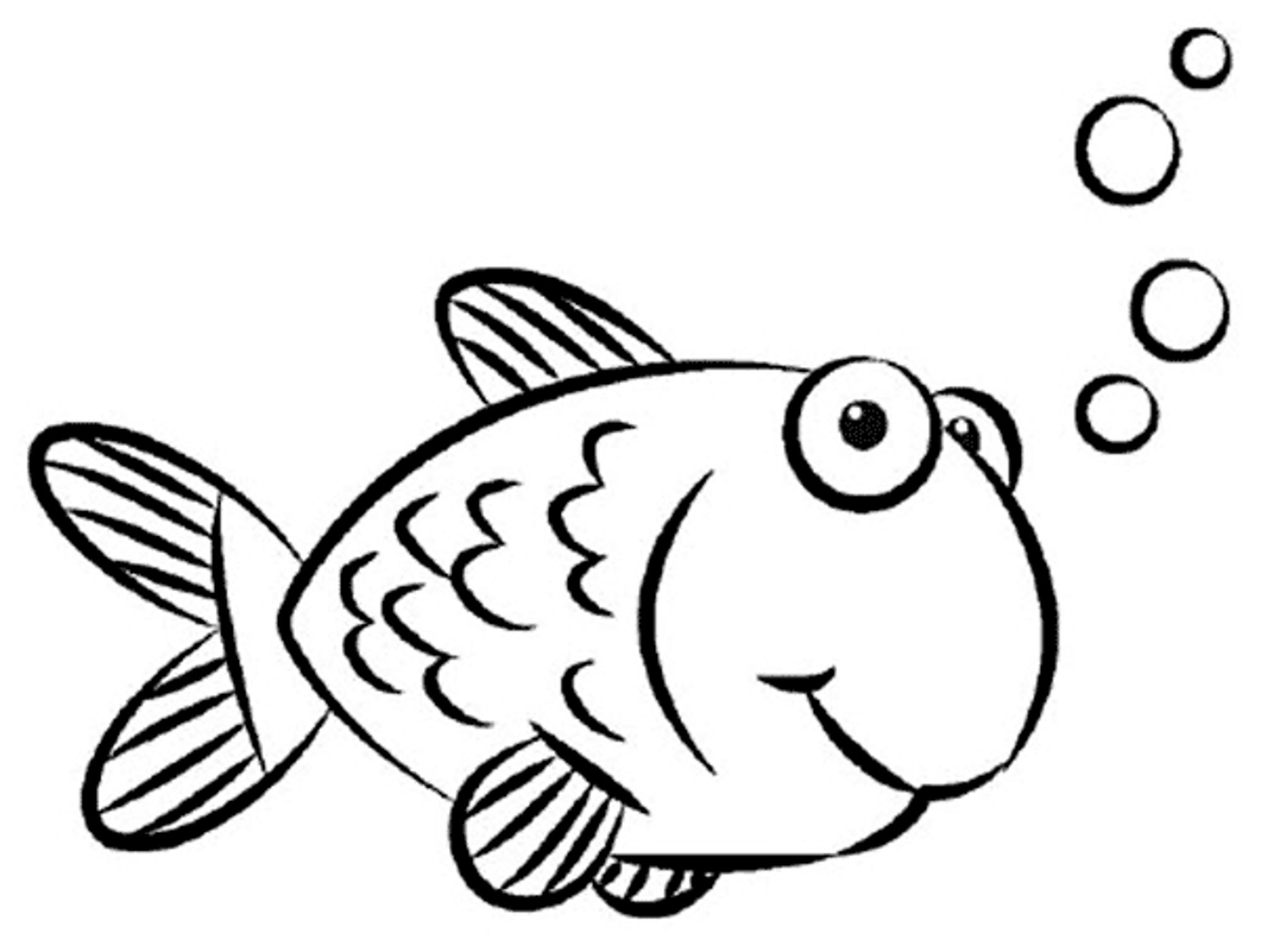 Fish Coloring Pages For Kids
 Print & Download Cute and Educative Fish Coloring Pages