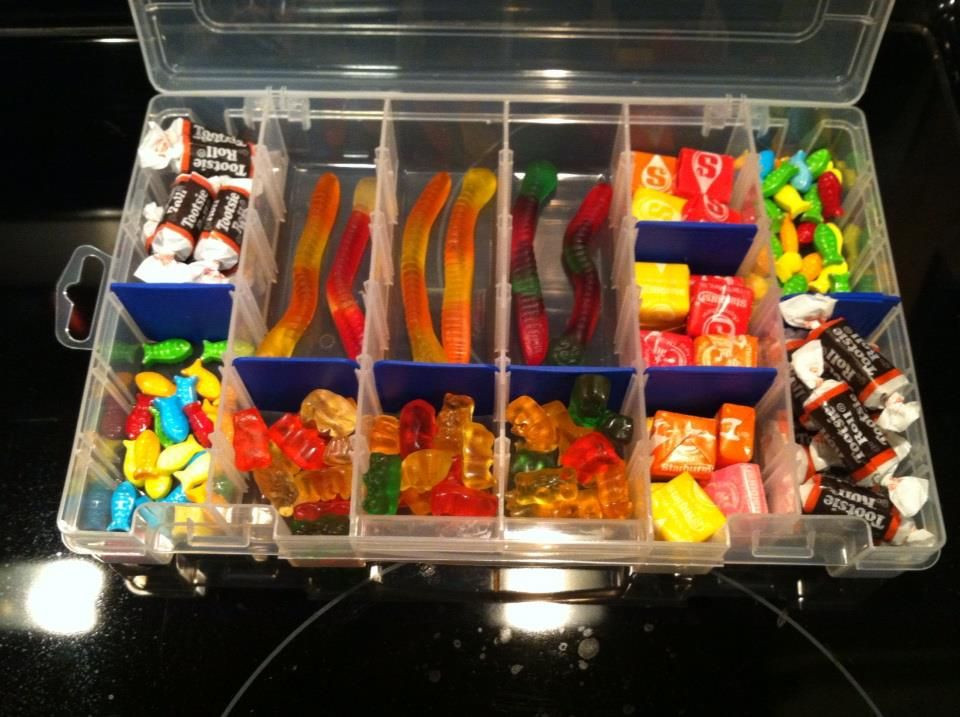 Fishing Gifts For Kids
 Tackle box alternative to an Easter basket for the
