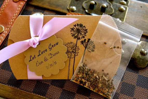 Flower Seed Wedding Favors
 Wildflower Seed Favors Eco Friendly Wedding