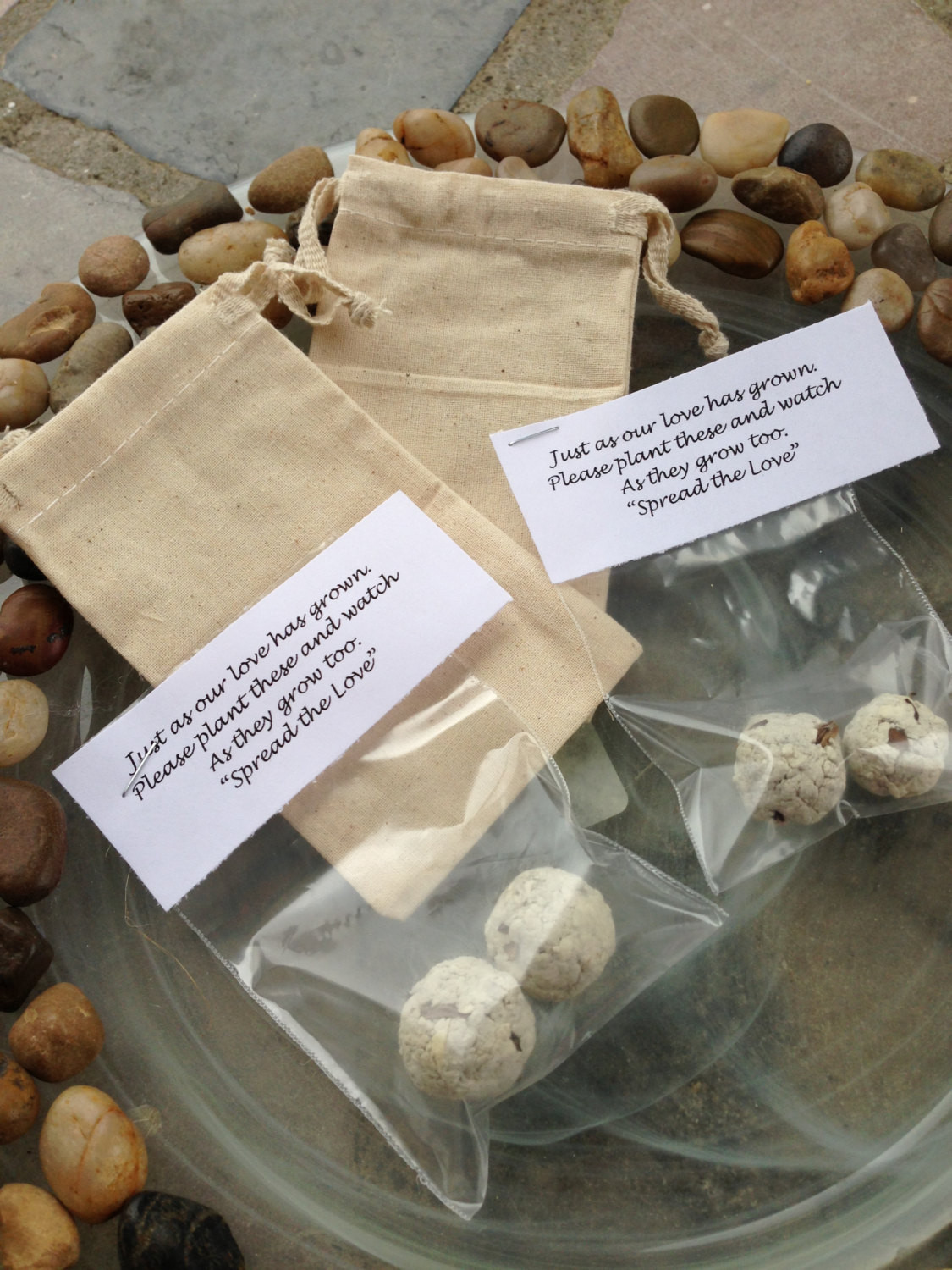 Flower Seed Wedding Favors
 Flower Seed Bomb Favors FILLER ONLY Wedding by