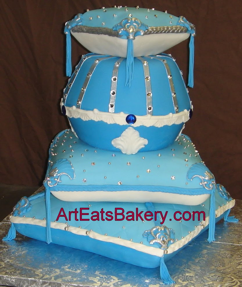 Fondant Birthday Cakes
 Art Eats Bakery custom fondant wedding and birthday cake