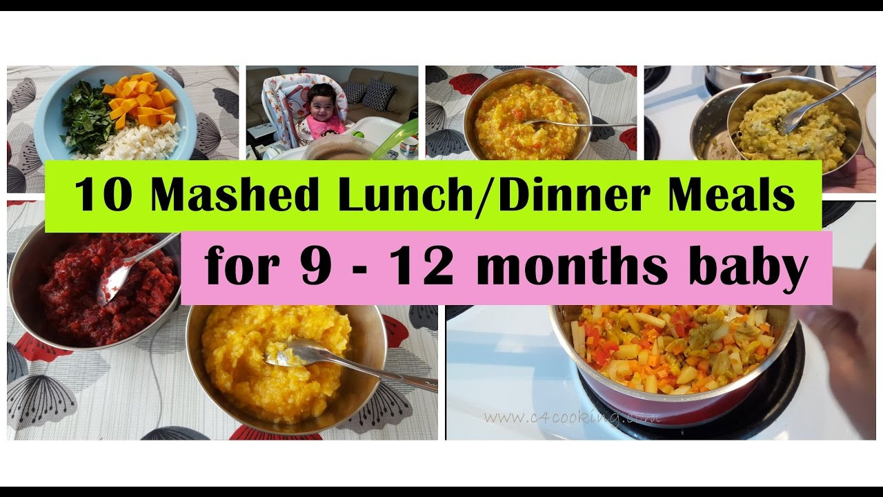 Food For 10 Months Old Baby Recipes
 10 Mashed meals for 9 12 months baby