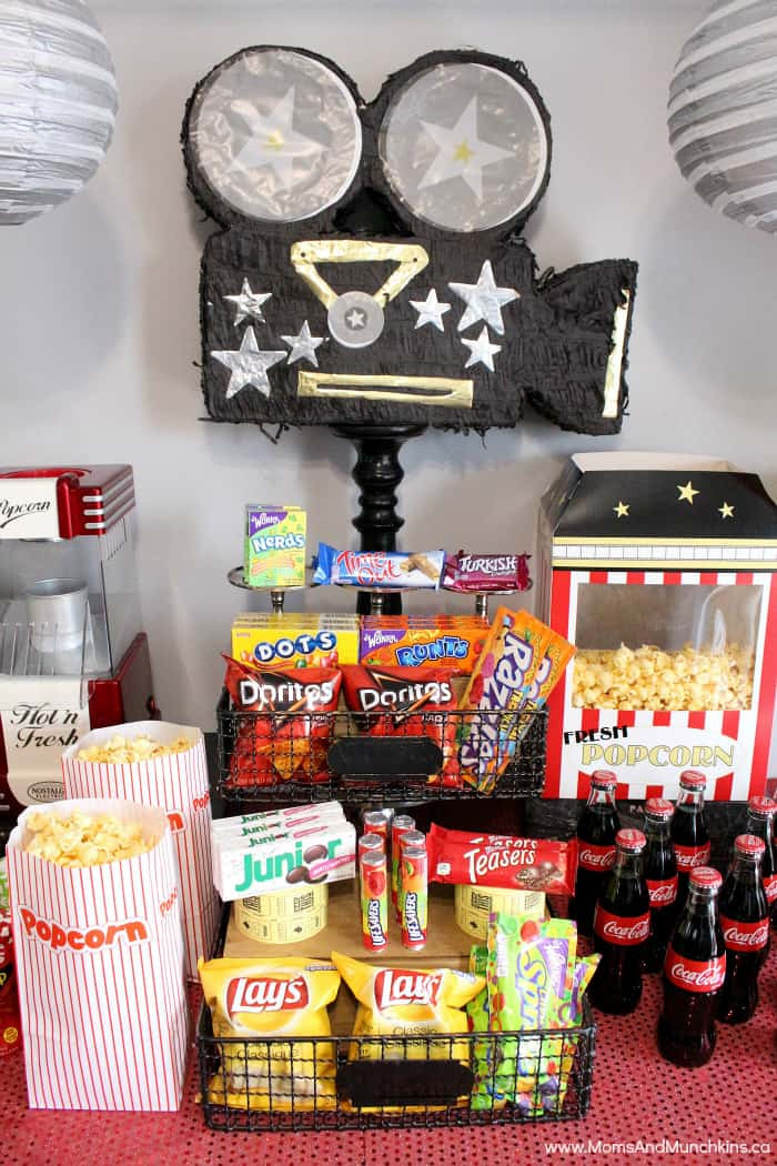 Food For Kids Birthday Party At Home
 Movie Night Party Ideas Moms & Munchkins