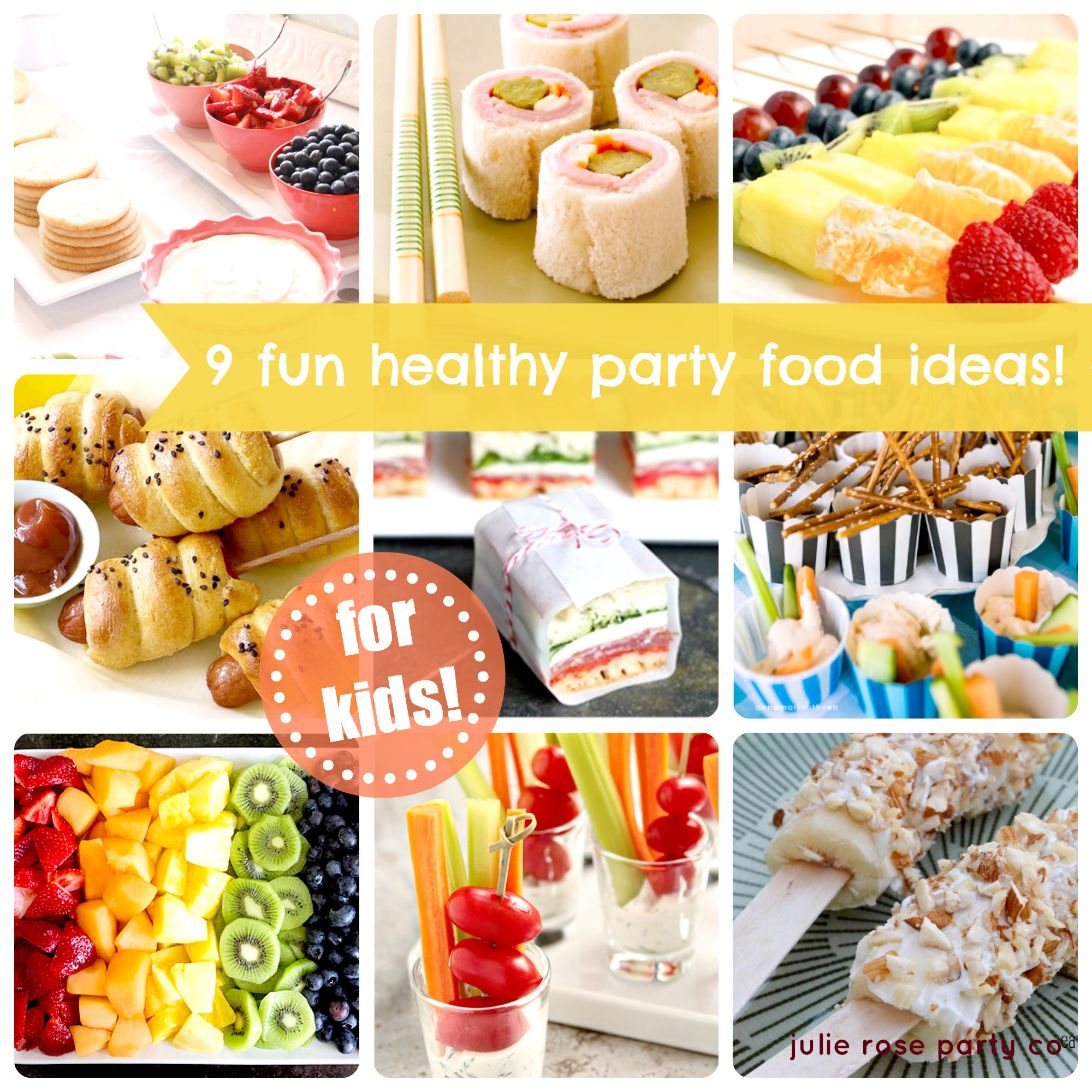Food For Kids Party
 9 fun and healthy party food ideas kids