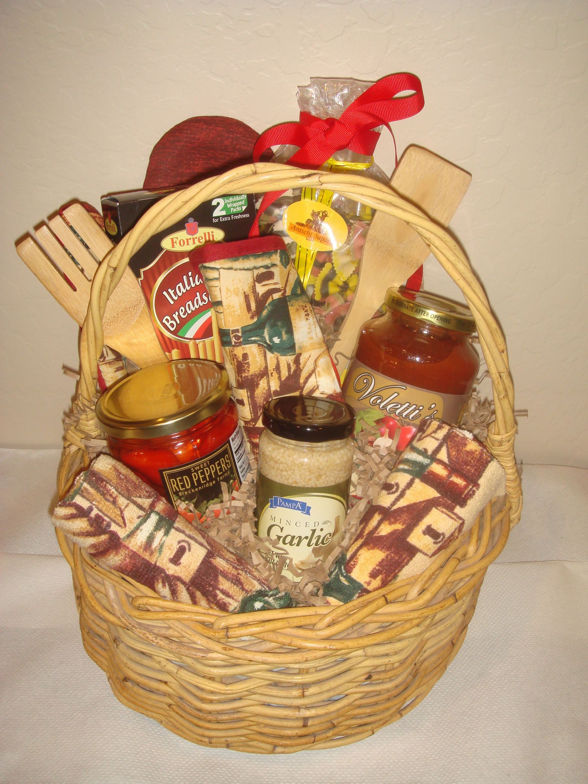 Food Gift Basket Ideas
 Italian Gift Basket
