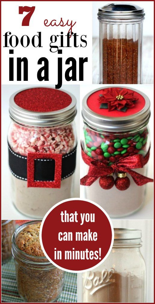Food Gift Ideas For Christmas
 7 Quick Food Gifts in a Jar