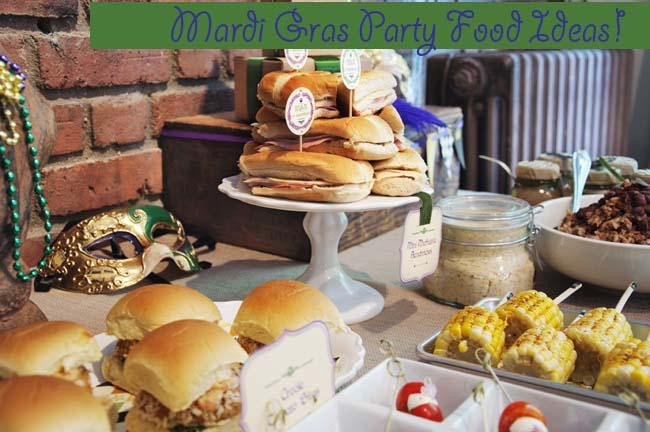 Food Ideas For 1St Birthday Party With Adults
 Mardi Gras Boy s First Birthday Party Spaceships and