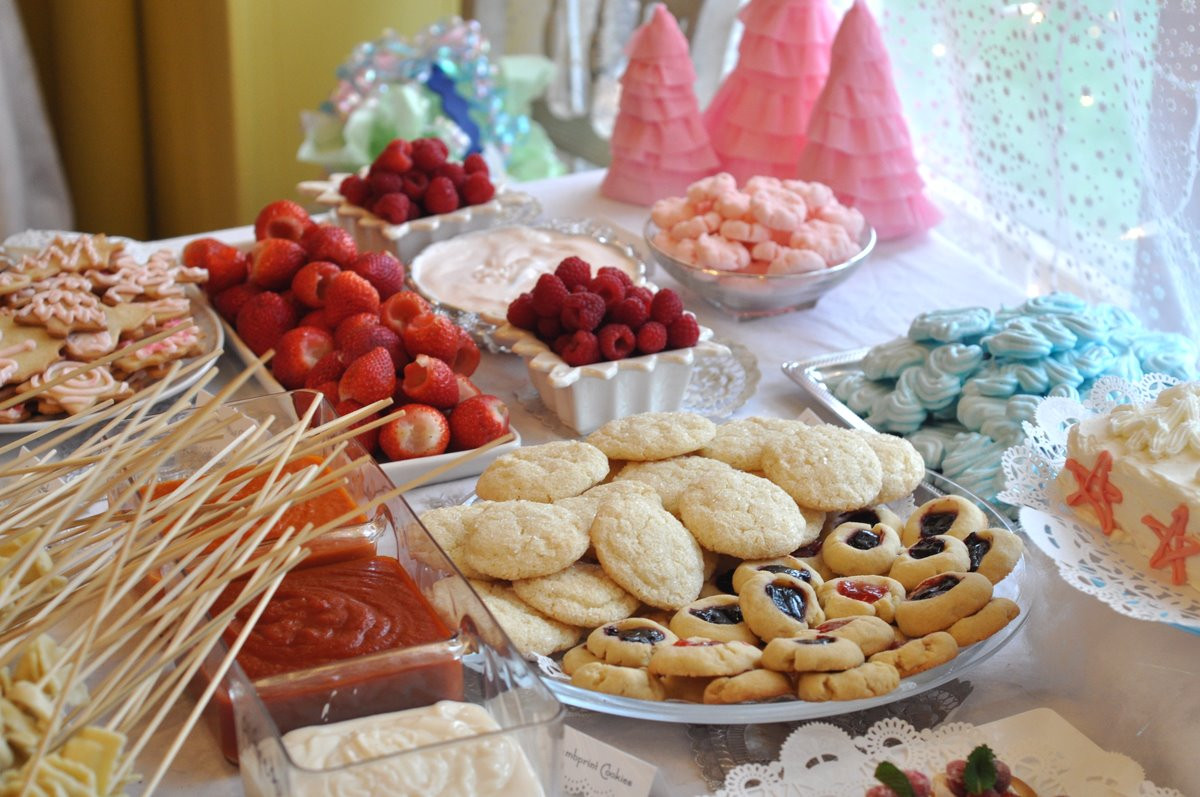 Food Ideas For 1St Birthday Party With Adults
 Caroline s Sparkle Snowflake First Birthday