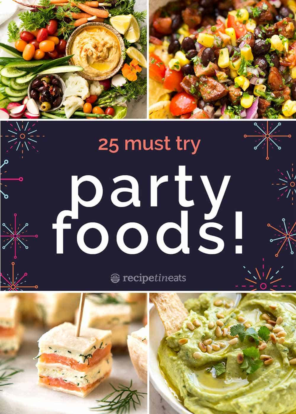 Food Ideas For A Party
 25 BEST Party Food Recipes
