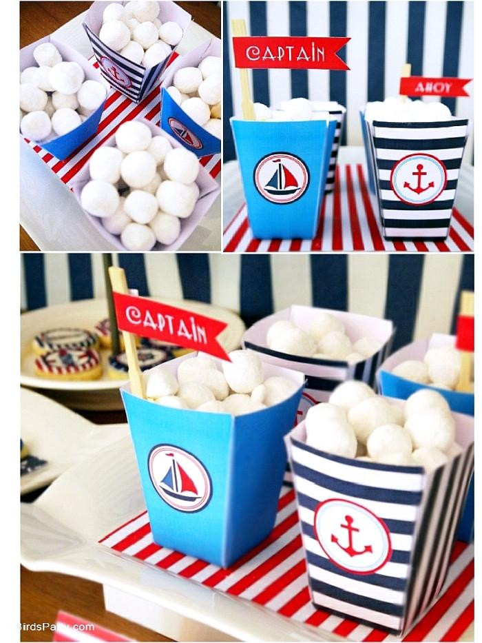 Food Ideas Nautical Theme Party
 Nautical Birthday Party Printables Supplies