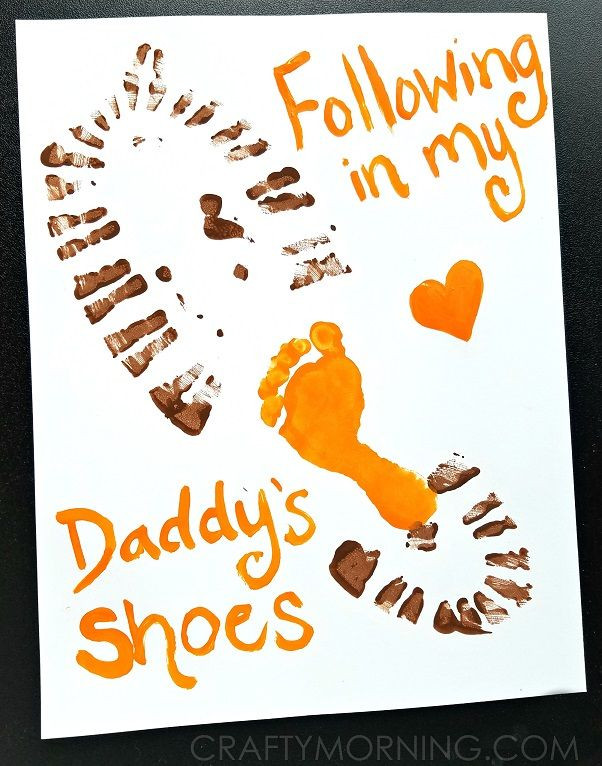 Footprint Father'S Day Gift Ideas
 14 Father s Day Handprint and Footprint Craft Ideas