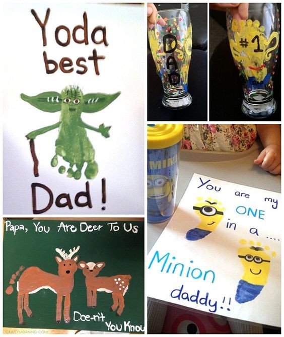 Footprint Father'S Day Gift Ideas
 Father s Day Footprint Gift Ideas from the Kids Crafty