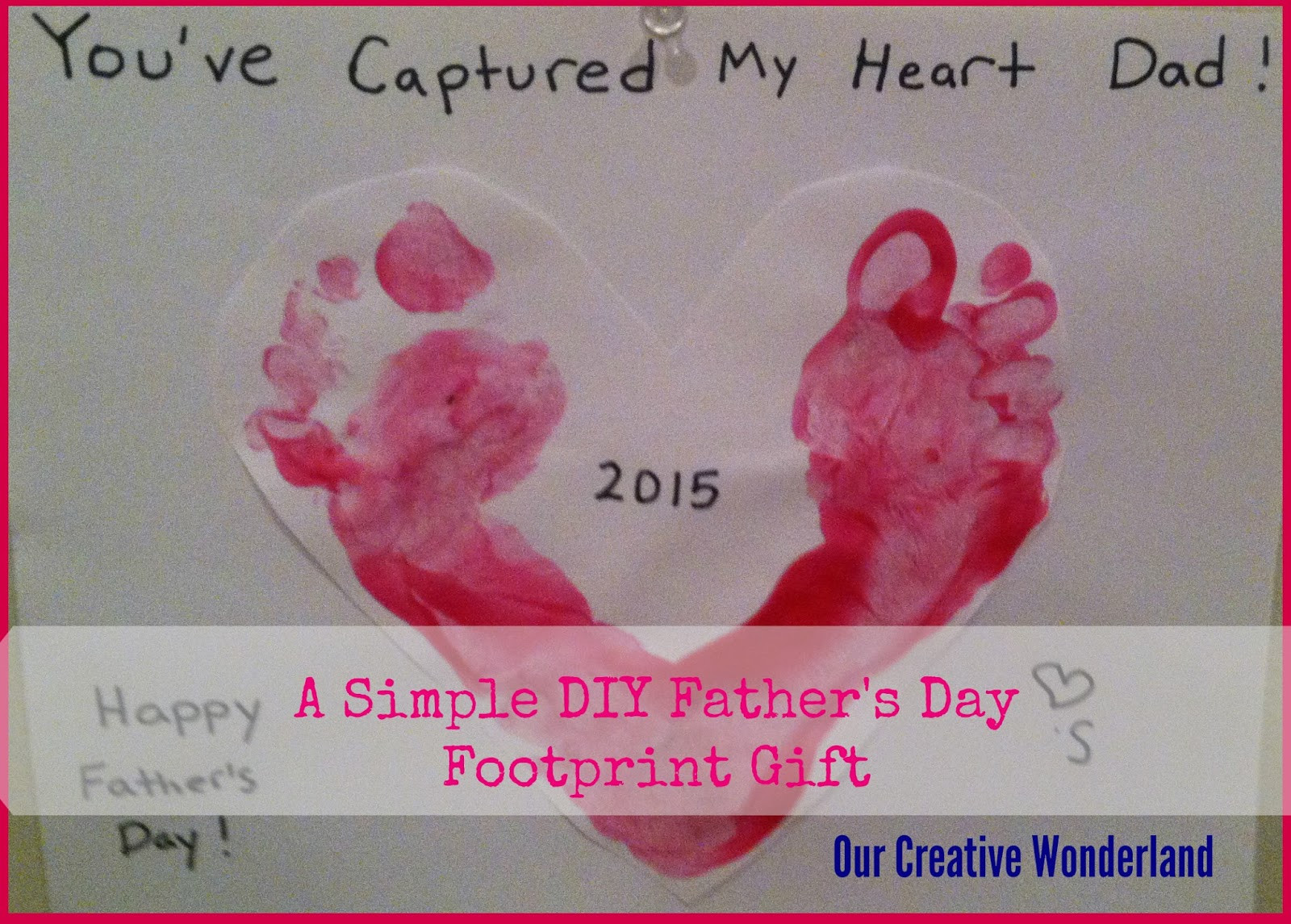 Footprint Father'S Day Gift Ideas
 Our Creative Wonderland A Simple DIY Father s Day