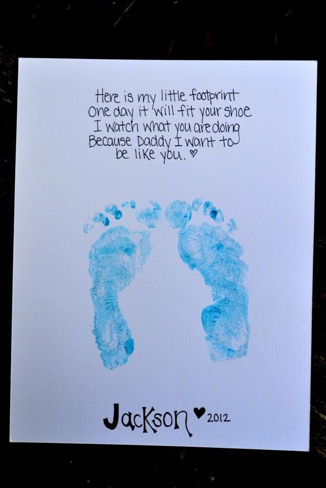 Footprint Quotes For Baby
 Friday Find Fathers Day Ideas for the kids Happy Ella