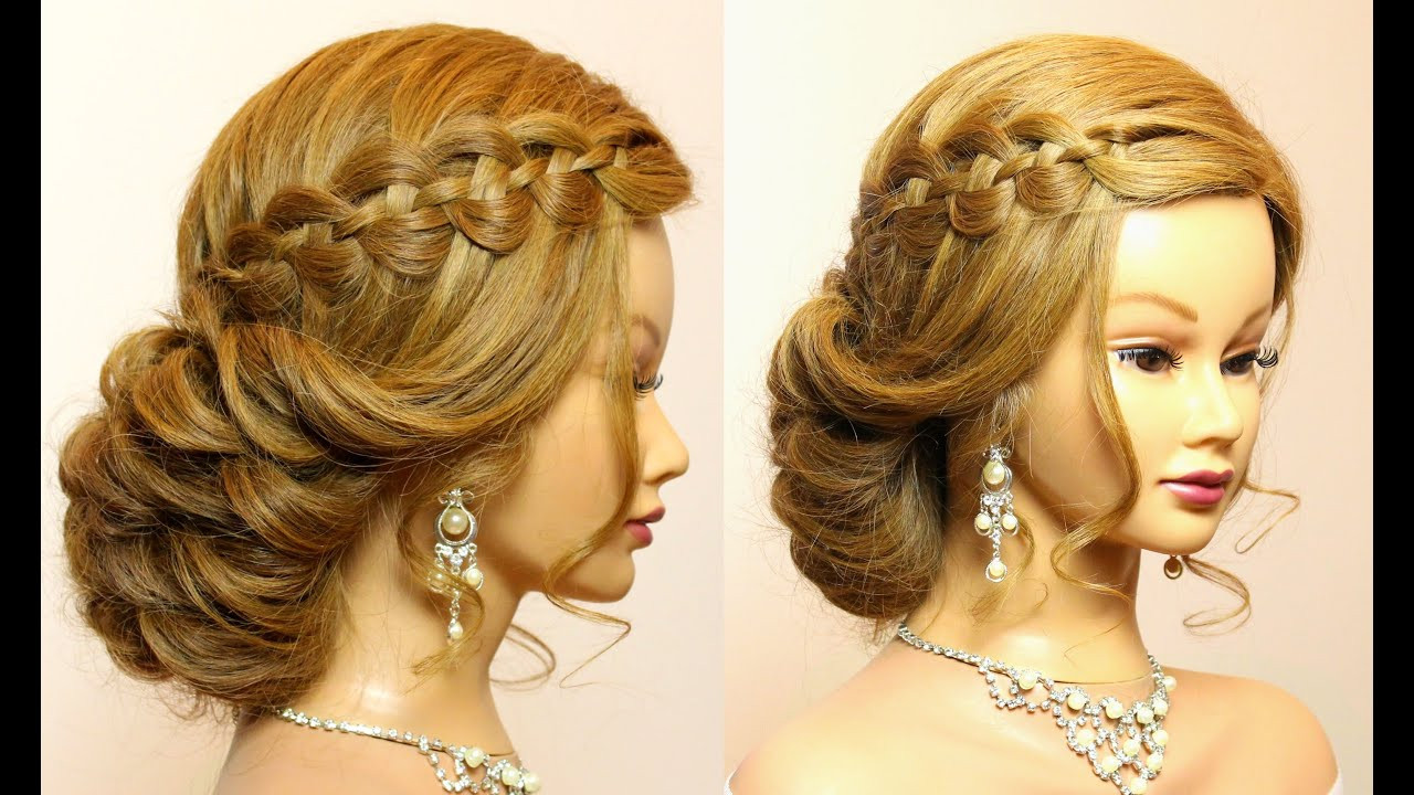 Formal Wedding Hairstyle
 Wedding prom hairstyles for long hair tutorial Bridal