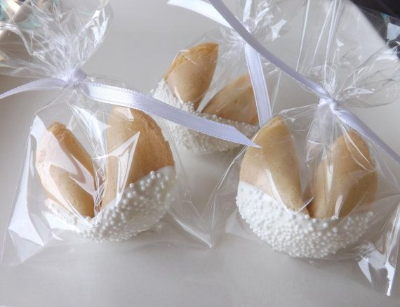 Fortune Cookie Wedding Favors
 100 Personalized Wedding Fortune Cookies by