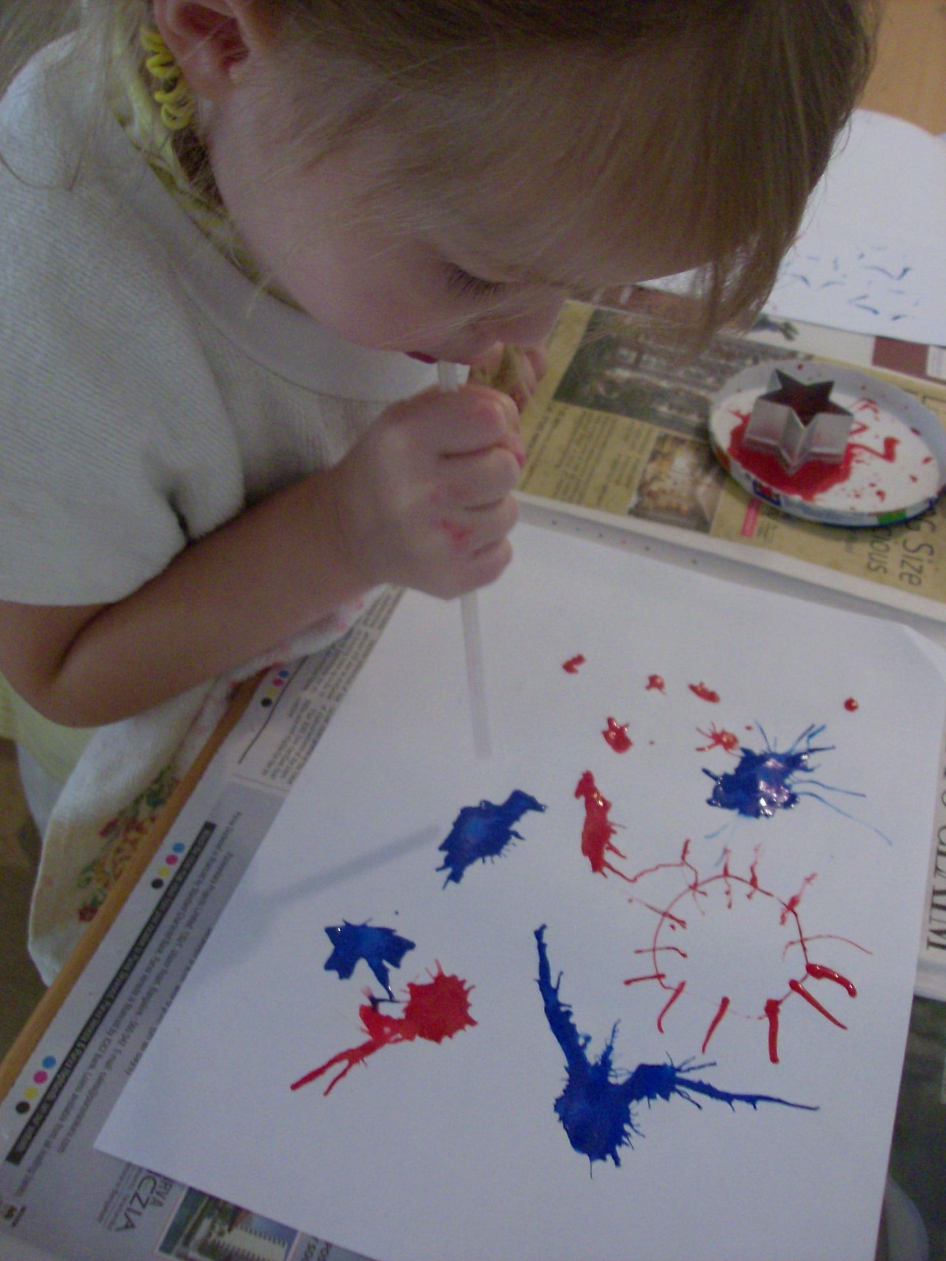 Fourth Of July Art Projects For Preschoolers
 4th of July Craft Paint Fireworks