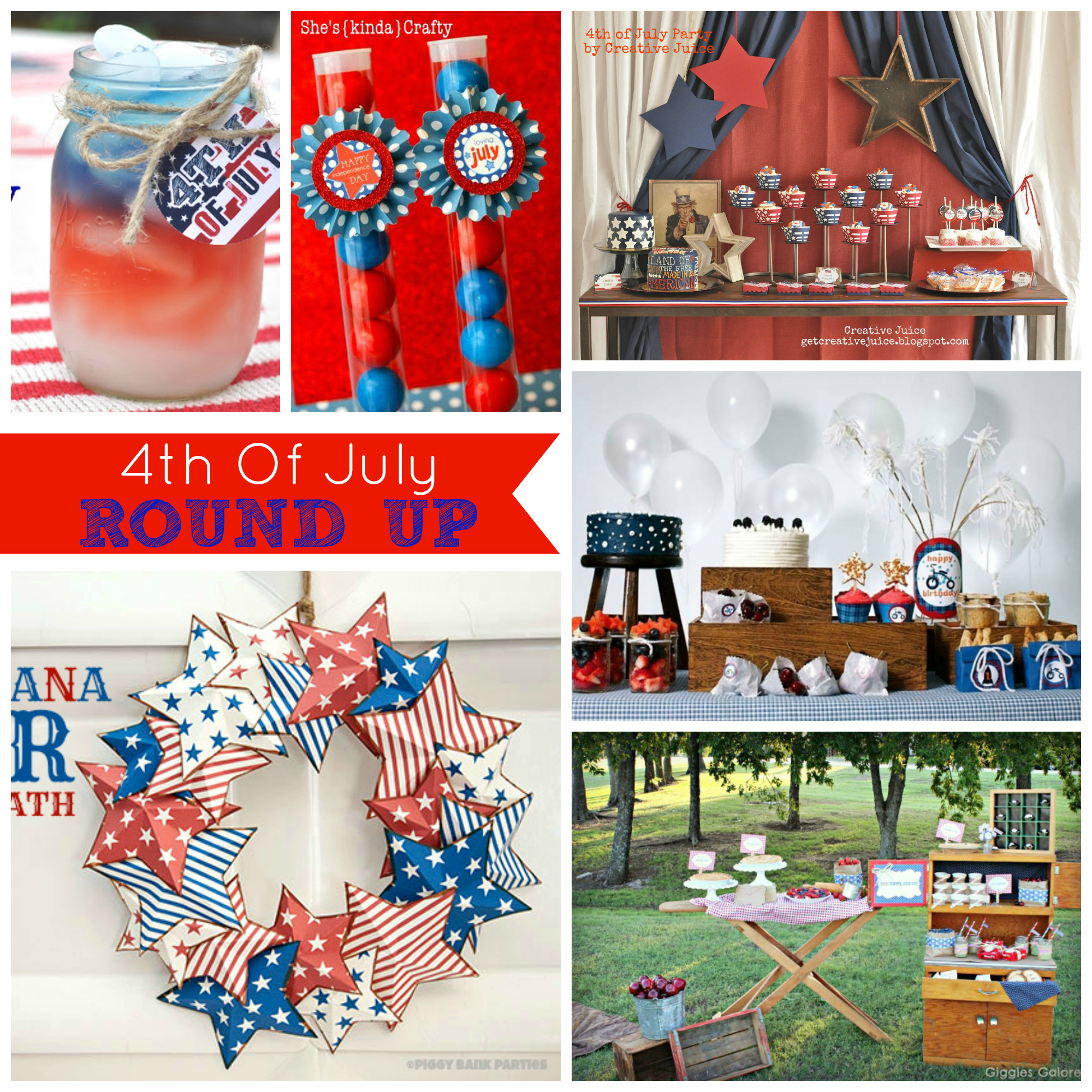 Fourth Of July Birthday Party
 Cupcake Wishes & Birthday Dreams Weekly Round Up 15