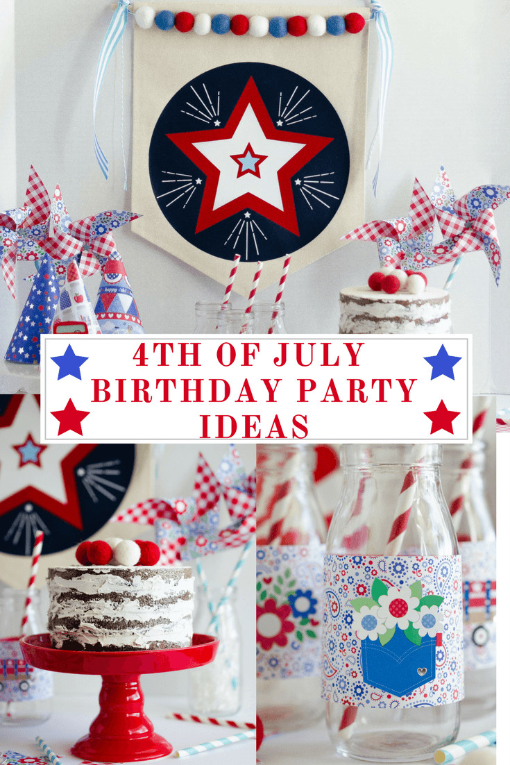Fourth Of July Birthday Party
 4th of July Birthday Party Ideas by Fawn on Love the Day