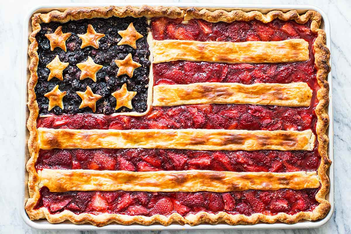 Fourth Of July Pie Recipes
 American Flag Pie Recipe