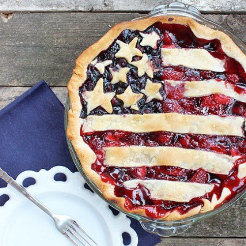 Fourth Of July Pie Recipes
 4th of July Dessert Patriotic Berry Pie Recipe
