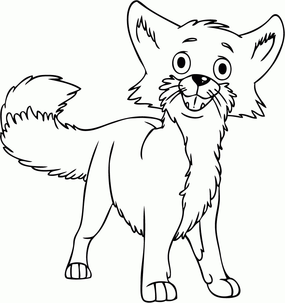 Fox Coloring Pages For Kids
 Fox Coloring Page Coloring Home