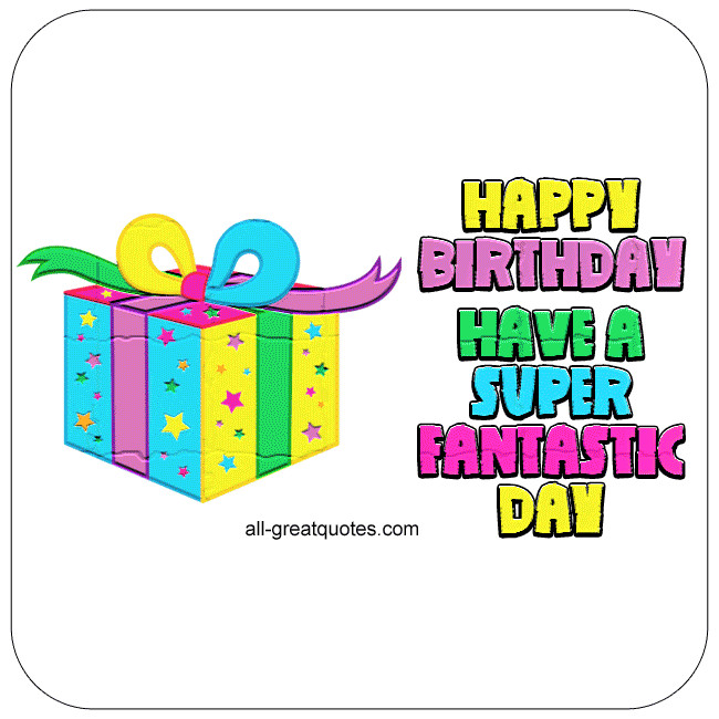 Free Animated Birthday Cards For Facebook
 Happy Birthday