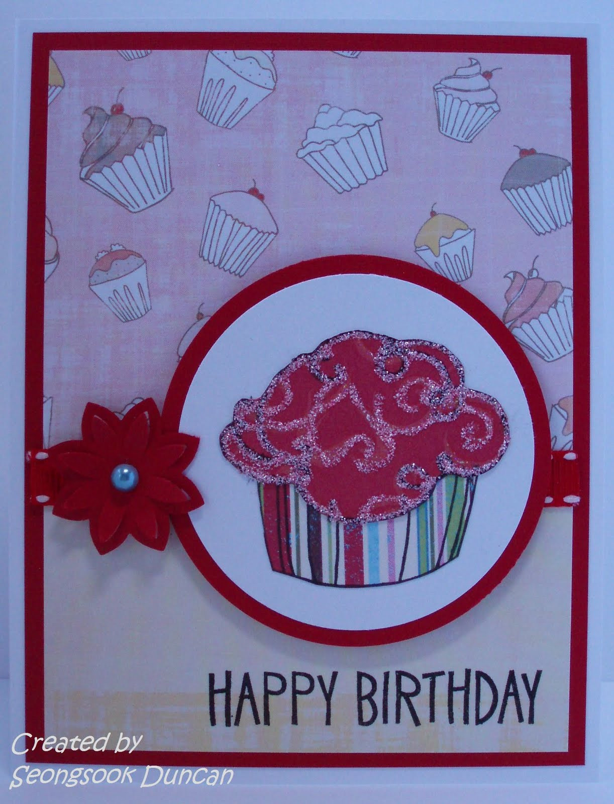 Free Birthday Card Maker
 Create with Seongsook Happy Birthday Card for Card Maker Swap