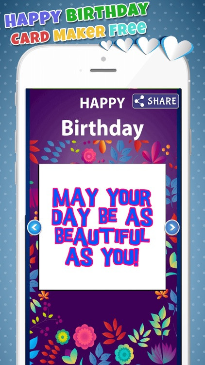 Free Birthday Card Maker
 Happy Birthday Card Maker Free–Bday Greeting Cards by