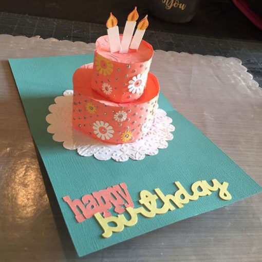 Free Birthday Card Maker
 How to Make a Pop Up Birthday Cake Card Jennifer Maker